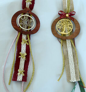 Χειροποίητο ξύλινο γούρι