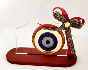 Επιτραπέζιο χειροποίητο γούρι: Μάτι